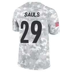 Ben Sauls Pittsburgh Steelers Limited Youth 2024 Salute to Service Jersey (Arctic Camo)