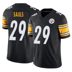 Ben Sauls Pittsburgh Steelers Limited Youth Vapor F.U.S.E. Jersey (Black)