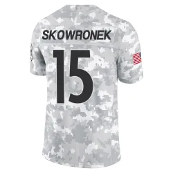 Ben Skowronek Pittsburgh Steelers Limited Men's 2024 Salute to Service Jersey (Arctic Camo)