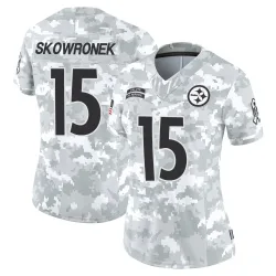 Ben Skowronek Pittsburgh Steelers Limited Women's 2024 Salute to Service Jersey (Arctic Camo)