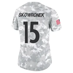 Ben Skowronek Pittsburgh Steelers Limited Women's 2024 Salute to Service Jersey (Arctic Camo)