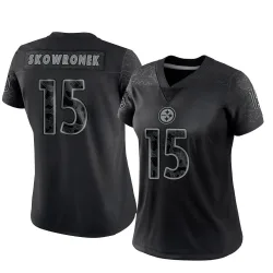 Ben Skowronek Pittsburgh Steelers Limited Women's Reflective Jersey (Black)
