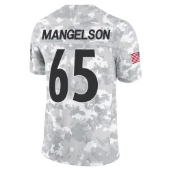 Blake Mangelson Pittsburgh Steelers Limited Youth 2024 Salute to Service Jersey (Arctic Camo)