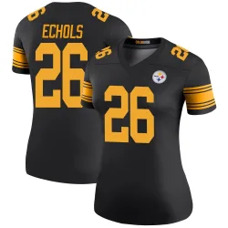 Brandin Echols Pittsburgh Steelers Legend Women's Color Rush Jersey (Black)
