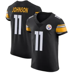 Brandon Johnson Pittsburgh Steelers Elite Men's Team Color Vapor Untouchable Jersey (Black)
