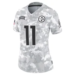 Brandon Johnson Pittsburgh Steelers Limited Women's 2024 Salute to Service Jersey (Arctic Camo)