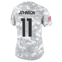 Brandon Johnson Pittsburgh Steelers Limited Women's 2024 Salute to Service Jersey (Arctic Camo)