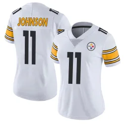 Brandon Johnson Pittsburgh Steelers Limited Women's Vapor Untouchable Jersey (White)