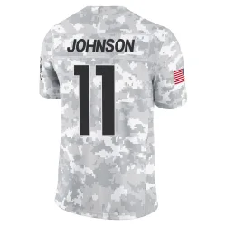 Brandon Johnson Pittsburgh Steelers Limited Youth 2024 Salute to Service Jersey (Arctic Camo)