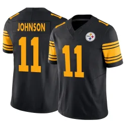 Brandon Johnson Pittsburgh Steelers Limited Youth 2nd Alternate Vapor F.U.S.E. Jersey (Black)