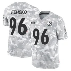 Breiden Fehoko Pittsburgh Steelers Limited Men's 2024 Salute to Service Jersey (Arctic Camo)