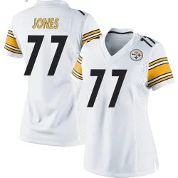 Broderick Jones Pittsburgh Steelers Game Women's Jersey (White)