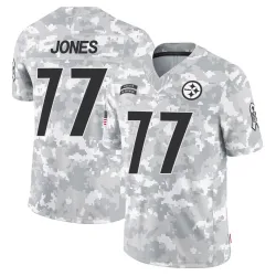 Broderick Jones Pittsburgh Steelers Limited Men's 2024 Salute to Service Jersey (Arctic Camo)