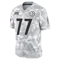 Broderick Jones Pittsburgh Steelers Limited Men's 2024 Salute to Service Jersey (Arctic Camo)