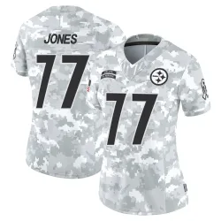Broderick Jones Pittsburgh Steelers Limited Women's 2024 Salute to Service Jersey (Arctic Camo)
