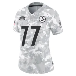 Broderick Jones Pittsburgh Steelers Limited Women's 2024 Salute to Service Jersey (Arctic Camo)