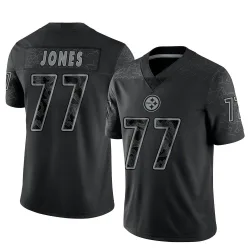 Broderick Jones Pittsburgh Steelers Limited Youth Reflective Jersey (Black)