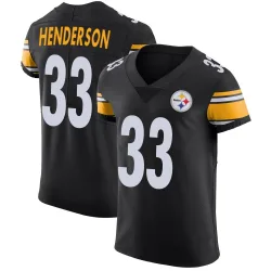 C.J. Henderson Pittsburgh Steelers Elite Men's Team Color Vapor Untouchable Jersey (Black)