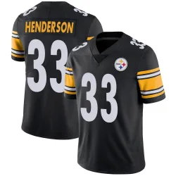 C.J. Henderson Pittsburgh Steelers Limited Men's Team Color Vapor Untouchable Jersey (Black)