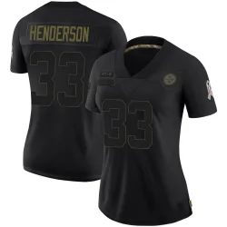 C.J. Henderson Pittsburgh Steelers Limited Women's 2020 Salute To Service Jersey (Black)