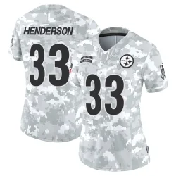 C.J. Henderson Pittsburgh Steelers Limited Women's 2024 Salute to Service Jersey (Arctic Camo)