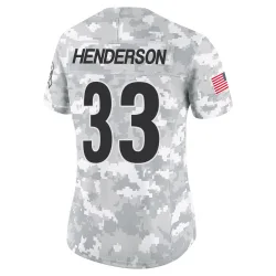 C.J. Henderson Pittsburgh Steelers Limited Women's 2024 Salute to Service Jersey (Arctic Camo)