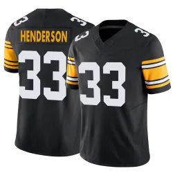C.J. Henderson Pittsburgh Steelers Limited Youth Alternate Vapor F.U.S.E. Jersey (Black)