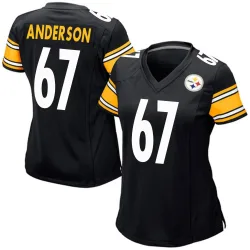 Calvin Anderson Pittsburgh Steelers Game Women's Team Color Jersey (Black)