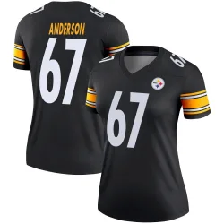 Calvin Anderson Pittsburgh Steelers Legend Women's Jersey (Black)