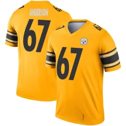 Calvin Anderson Pittsburgh Steelers Legend Youth Inverted Jersey (Gold)