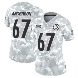 Calvin Anderson Pittsburgh Steelers Limited Women's 2024 Salute to Service Jersey (Arctic Camo)