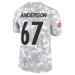 Calvin Anderson Pittsburgh Steelers Limited Youth 2024 Salute to Service Jersey (Arctic Camo)