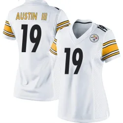 Calvin Austin III Pittsburgh Steelers Game Women's Jersey (White)