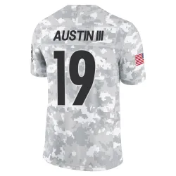 Calvin Austin III Pittsburgh Steelers Limited Men's 2024 Salute to Service Jersey (Arctic Camo)