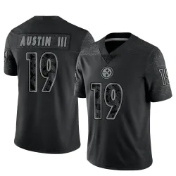 Calvin Austin III Pittsburgh Steelers Limited Youth Reflective Jersey (Black)