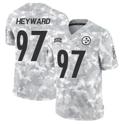 Cameron Heyward Pittsburgh Steelers Limited Men's 2024 Salute to Service Jersey (Arctic Camo)