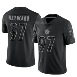 Cameron Heyward Pittsburgh Steelers Limited Men's Reflective Jersey (Black)