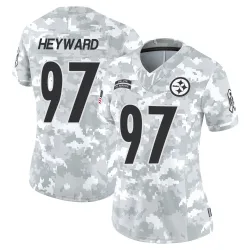 Cameron Heyward Pittsburgh Steelers Limited Women's 2024 Salute to Service Jersey (Arctic Camo)