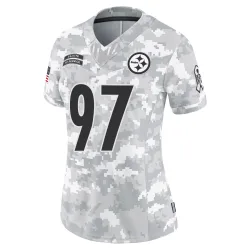 Cameron Heyward Pittsburgh Steelers Limited Women's 2024 Salute to Service Jersey (Arctic Camo)