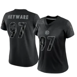 Cameron Heyward Pittsburgh Steelers Limited Women's Reflective Jersey (Black)