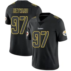 Cameron Heyward Pittsburgh Steelers Limited Youth Jersey (Black Impact)