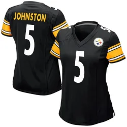 Cameron Johnston Pittsburgh Steelers Game Women's Team Color Jersey (Black)