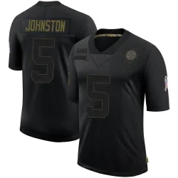 Cameron Johnston Pittsburgh Steelers Limited Men's 2020 Salute To Service Jersey (Black)