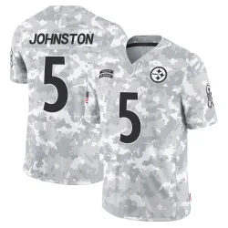 Cameron Johnston Pittsburgh Steelers Limited Men's 2024 Salute to Service Jersey (Arctic Camo)