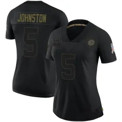Cameron Johnston Pittsburgh Steelers Limited Women's 2020 Salute To Service Jersey (Black)