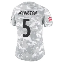Cameron Johnston Pittsburgh Steelers Limited Women's 2024 Salute to Service Jersey (Arctic Camo)