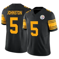 Cameron Johnston Pittsburgh Steelers Limited Youth 2nd Alternate Vapor F.U.S.E. Jersey (Black)