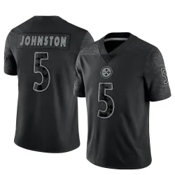 Cameron Johnston Pittsburgh Steelers Limited Youth Reflective Jersey (Black)