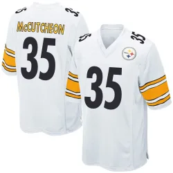 Cameron McCutcheon Pittsburgh Steelers Game Men's Jersey (White)