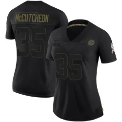 Cameron McCutcheon Pittsburgh Steelers Limited Women's 2020 Salute To Service Jersey (Black)
